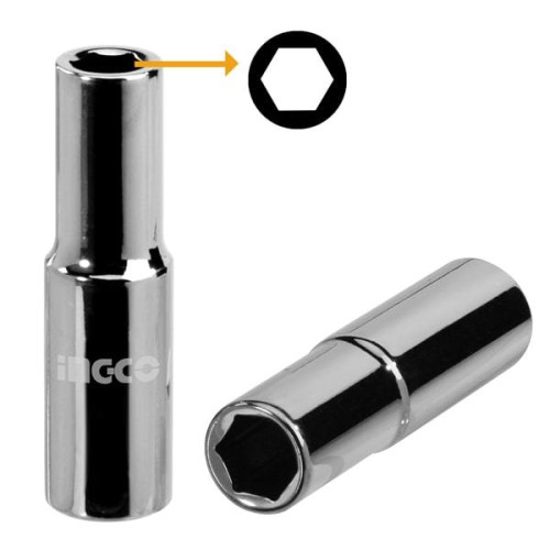 Головка торцевая шестигранная удлиненная 1/2\