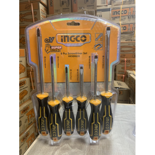 Набор отверток 6 шт SUPER INGCO HKSD0628 INDUSTRIAL