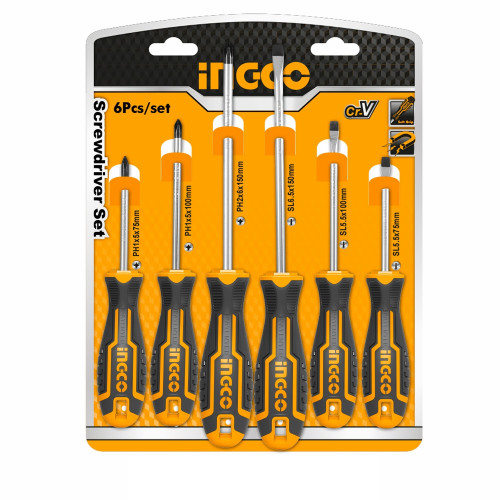 Набор отверток 6 шт SUPER INGCO HKSD0628 INDUSTRIAL