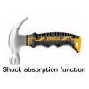 Мини молоток-гвоздодер 220гр. INGCO HMCH80808D SUPER SELECT