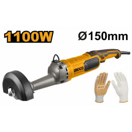 Прямая шлифовальная машина М14 150мм 1100Вт. SUPER INGCO SG11008 INDUSTRIAL