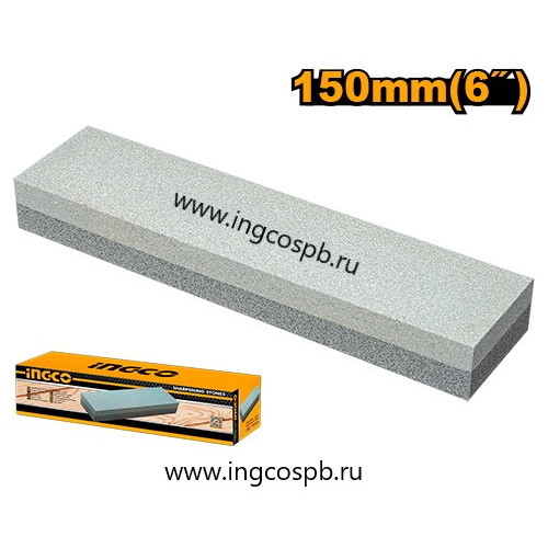 Абразивный двухсторонний брусок 150x50x25мм Р120хР240 INGCO SPS061501