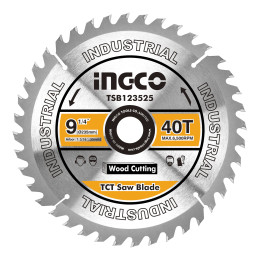 Диск пильный по дереву TCT 235х30 мм 40Т INGCO TSB123525 INDUSTRIAL