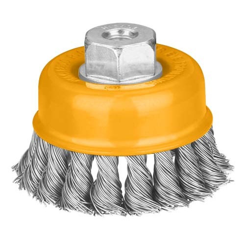 Щетка чашеобразная витая INGCO WB21001