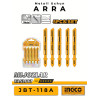 Полотна по металлу для электролобзика 5 шт INGCO JBT118A