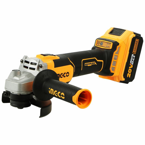 Комплект аккумуляторная угловая шлифмашина 115мм INGCO CAGLI2011582 SUPER SELECT INDUSTRIAL