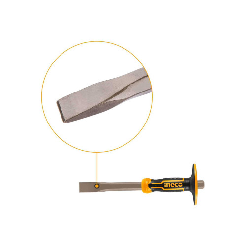 Зубило плоское с протектором 305х19х25 мм INGCO HCCL852519 INDUSTRIAL