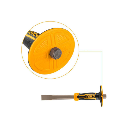 Зубило плоское с протектором 305х19х25 мм INGCO HCCL852519 INDUSTRIAL