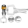 Зажимные клещи 280х100 мм INGCO HCCLW0111 INDUSTRIAL