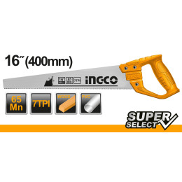 Ножовка по дереву 400 мм INGCO HHAS48400