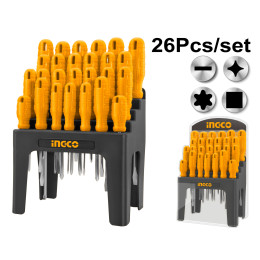 Набор отверток 26 шт. INGCO HKSD2658