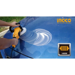 Машина полировальная 180мм 1200Вт INGCO AP12008 INDUSTRIAL
