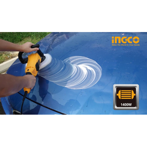 Машина полировальная 180мм 1200Вт INGCO AP12008 INDUSTRIAL