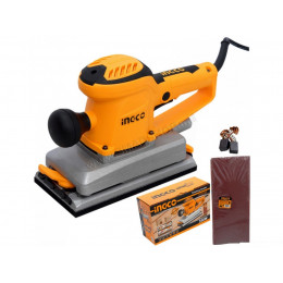 Вибрационная шлифовальная машина 350Вт 220х110мм INGCO FS35028 INDUSTRIAL