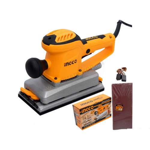 Вибрационная шлифовальная машина 350Вт 220х110мм INGCO FS35028 INDUSTRIAL