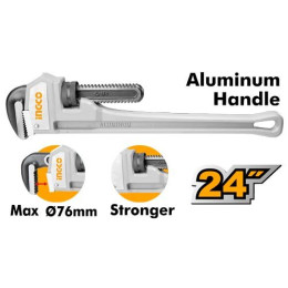 Ключ трубный 600х76мм INGCO HALPW0124 INDUSTRIAL