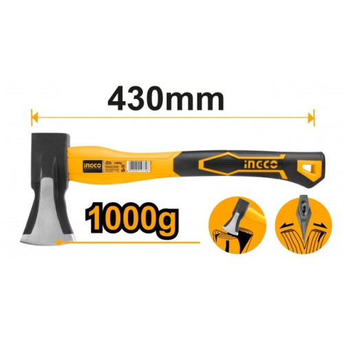 Топор-колун 1000 гр. INGCO HAX03010008