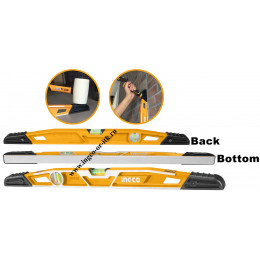 Уровень усиленный 60 см INGCO HBSL08060 INDUSTRIAL