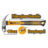 Молоток кровельщика 450 гр. INGCO HCHD0166 INDUSTRIAL