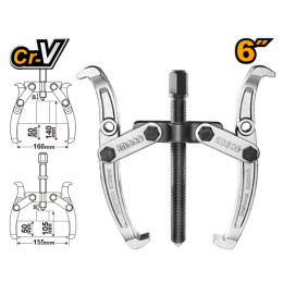 Съемник с двумя захватами 150мм INGCO HGP08026 INDUSTRIAL