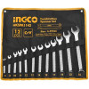 Набор комбинированных  ключей 6-24 мм. 12 шт. INGCO HKSPA1142 INDUSTRIAL
