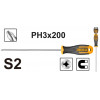 Отвертка крестовая PH3x200 INGCO HS68PH3200 INDUSTRIAL