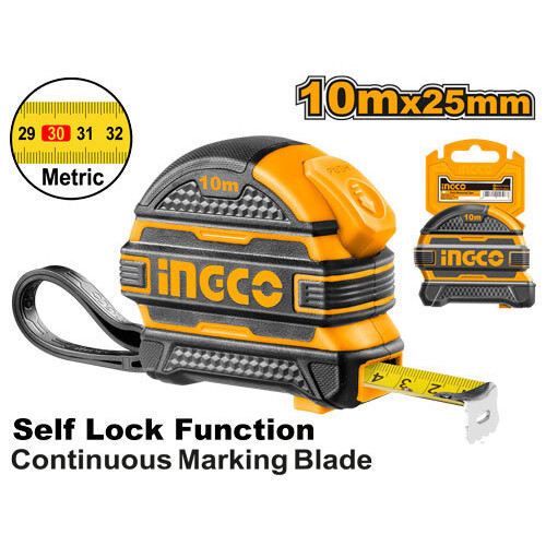 Рулетка 10х25 мм INGCO HSMT081025-1