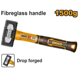 Кувалда с фибергласовой рукояткой 1,5кг. SUPER INGCO HSTH81500 INDUSTRIAL