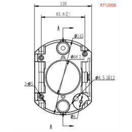 Фрезер 1200Вт INGCO RT12008 INDUSTRIAL