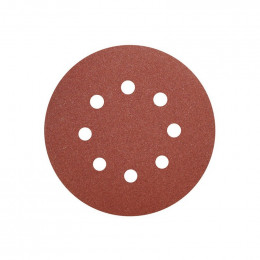 Набор шлифовальных кругов 125 мм  5шт. 8 отв. INGCO AKRS125051