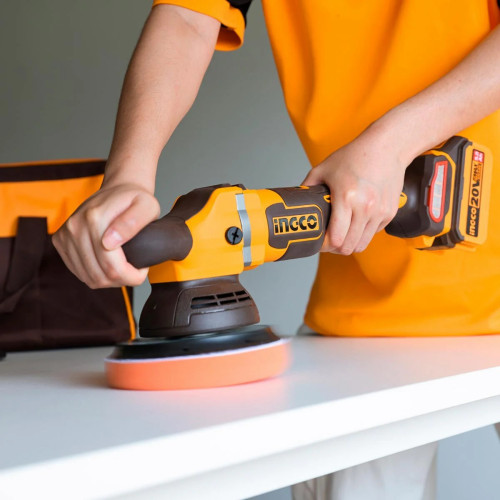 Машина полировальная аккумуляторная 20В, BL 150 мм без АКБ и ЗУ SUPER INGCO APLI2015 INDUSTRIAL