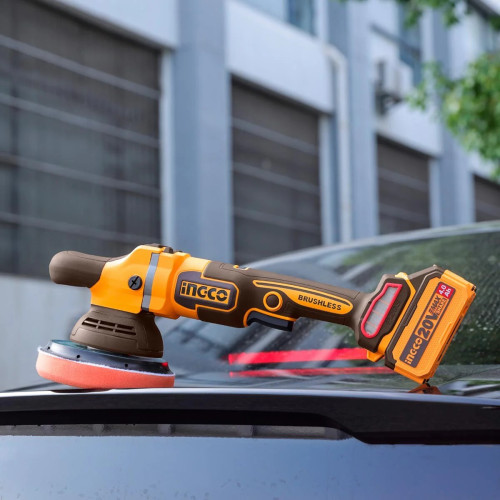 Машина полировальная аккумуляторная 20В, BL 150 мм без АКБ и ЗУ SUPER INGCO APLI2015 INDUSTRIAL