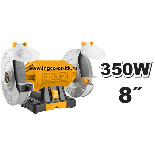Заточной станок 350Вт INGCO BG83502 INDUSTRIAL