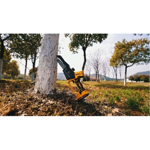 Цепная аккумуляторная мини пила 20В, BL 150мм без АКБ и ЗУ INGCO CGSLI2068 INDUSTRIAL