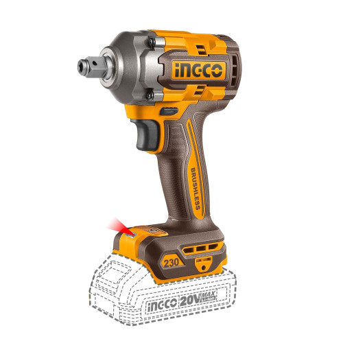 Гайковерт-импакт BL 20В 230Hm 1/2х1/4 SUPER INGCO CIWLI20236 INDUSTRIAL