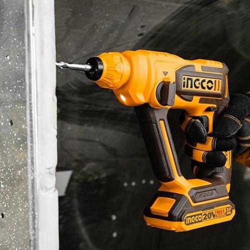 Аккумуляторный перфоратор 20В 1.5Дж 1хАКБ 2Ач и ЗУ SUPER INGCO CRHLI201681