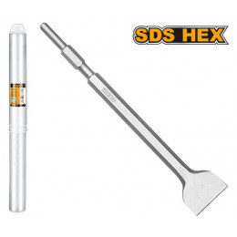 Зубило лопатка Hex 17x50х280 мм INGCO DBC0522802