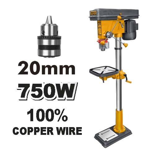 Сверлильный станок 750 Вт INGCO DP207502  INDUSTRIAL