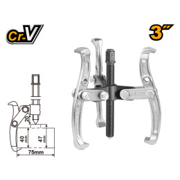 Съемник с тремя захватами 75мм INGCO HGP08033 INDUSTRIAL
