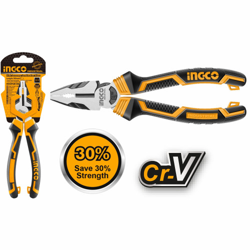 Плоскогубцы комбинированные 200 мм INGCO HHCP28200 INDUSTRIAL