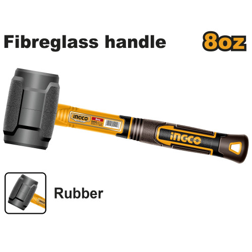Киянка резиновая 220 гр. SUPER INGCO HRUH8808