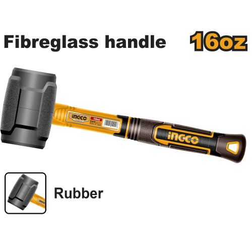 Киянка резиновая 450 гр. SUPER INGCO HRUH8816