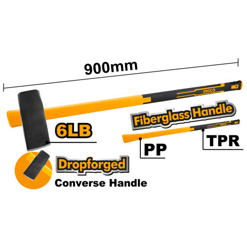 Топор-колун 3 кг INGCO HSPM02068D