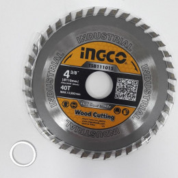 Диск пильный по дереву TCT 110х20 мм 40Т INGCO TSB111015 INDUSTRIAL
