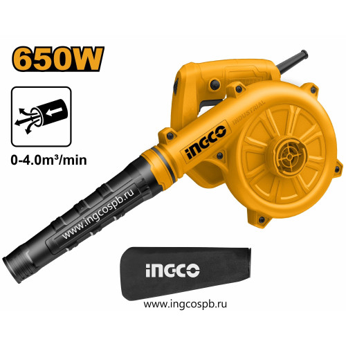 Воздуходувка 650 Вт INGCO AB6038 INDUSTRIAL