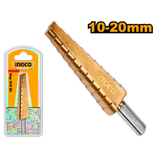 Ступенчатое сверло 10-20мм SUPER INGCO AKSDS102033 INDUSTRIAL