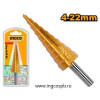 Ступенчатое сверло 4-22мм SUPER INGCO AKSDS42203 INDUSTRIAL