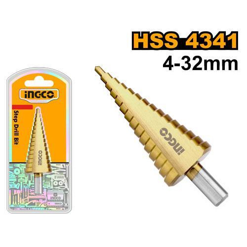 Ступенчатое сверло 4-32мм SUPER INGCO AKSDS43233 INDUSTRIAL
