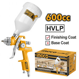 Краскопульт пневматический 600 мл. 1,4 мм INGCO ASG1061 INDUSTRIAL