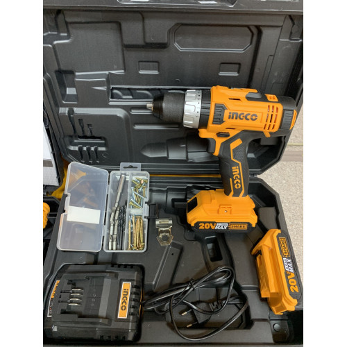 Аккумуляторная дрель-шуруповерт 20В 55Нм 23+1 INGCO CDLI2003 INDUSTRIAL